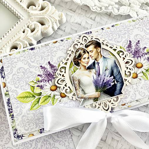 Papiernictvo - Svadobná darčeková obálka na peniaze - 16700668_