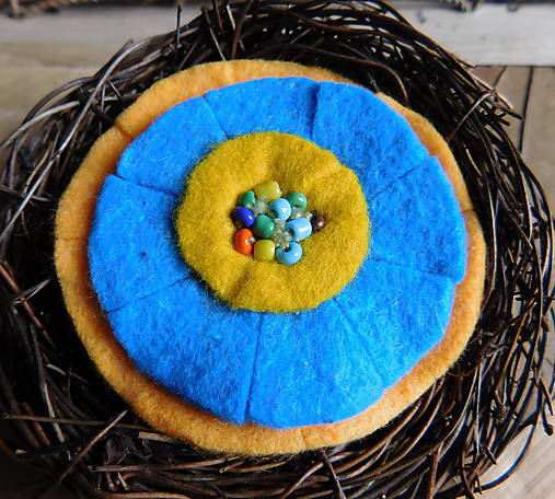 Brošne - brošňa kvietok / darček k nákupu - 16703018_