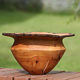 Nádoby - Miska s kôrou z hruškového dreva - 16702320_