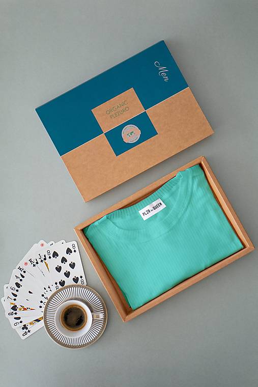 Topy, tričká, tielka - Tričko s prúžkom z organickej bavlny UNISEX LIME - 16703862_