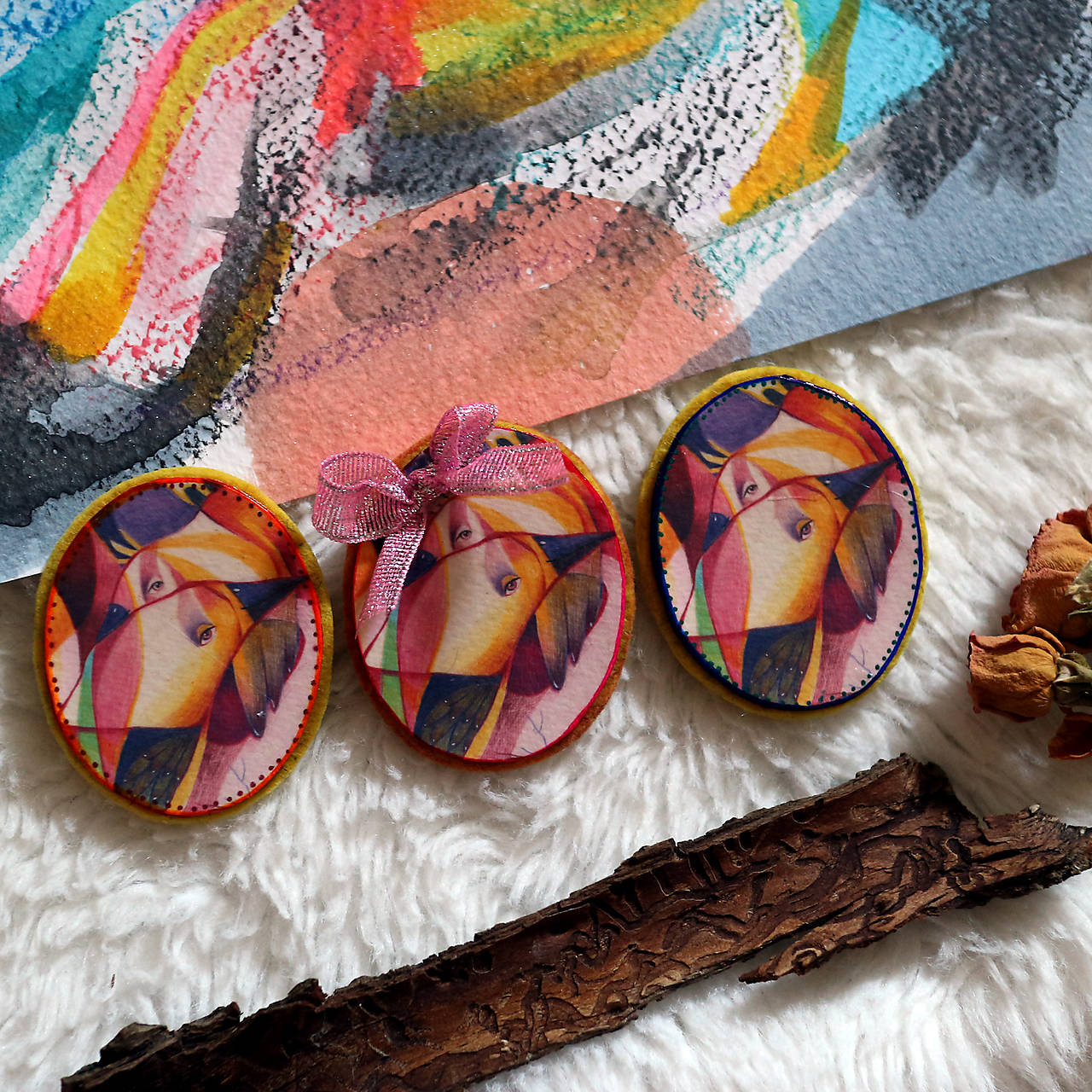 Objatie/ mixed media brošňa