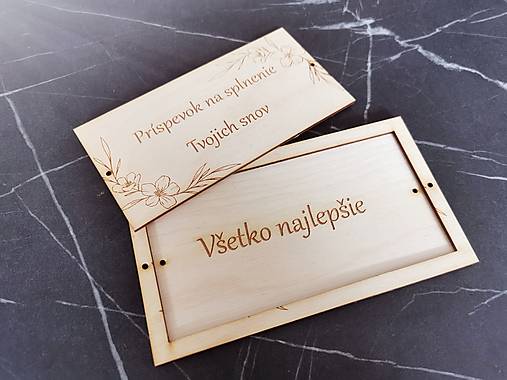 Papiernictvo - Obálka na peniaze  - 16706884_