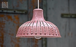 Svietidlá - Keramický lustr starorůžový – Radovan - 16710177_