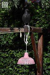 Svietidlá - Keramický lustr starorůžový – Radovan - 16710178_