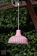 Svietidlá - Keramický lustr starorůžový – Radovan - 16710179_