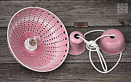 Svietidlá - Keramický lustr starorůžový – Radovan - 16710180_