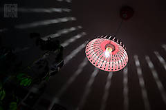 Svietidlá - Keramický lustr starorůžový – Radovan - 16710181_