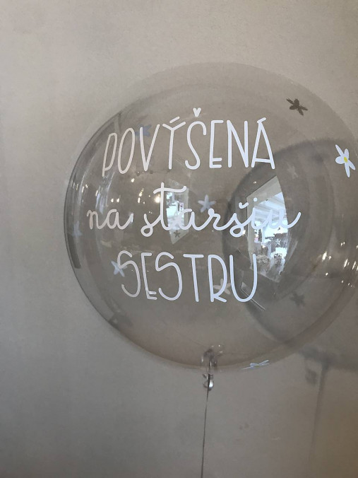 Personalizovaný bublinkový balónik