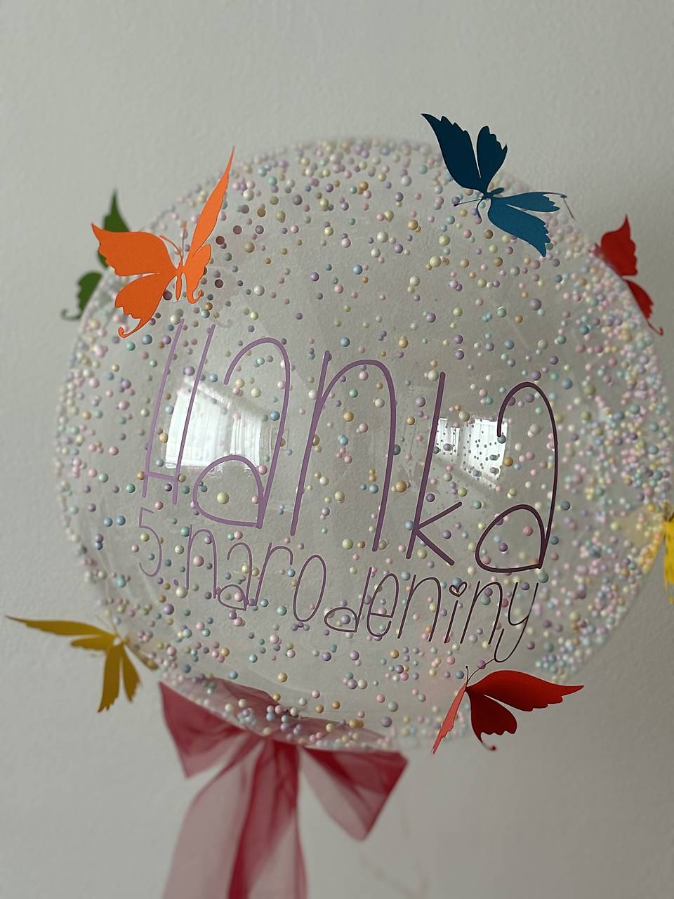 Personalizovaný bublinkový balónik