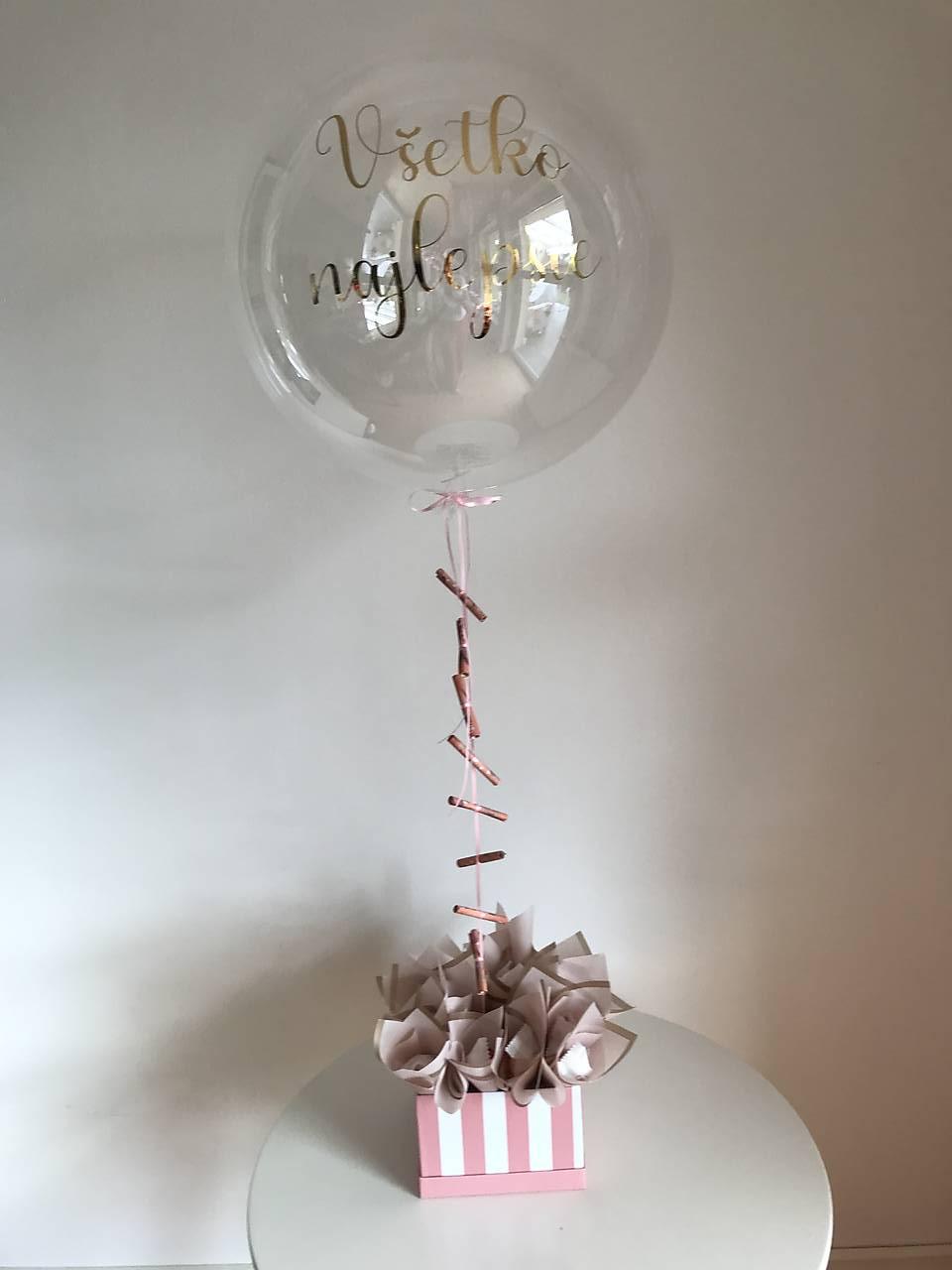 Balónik so skrytými peniazmi