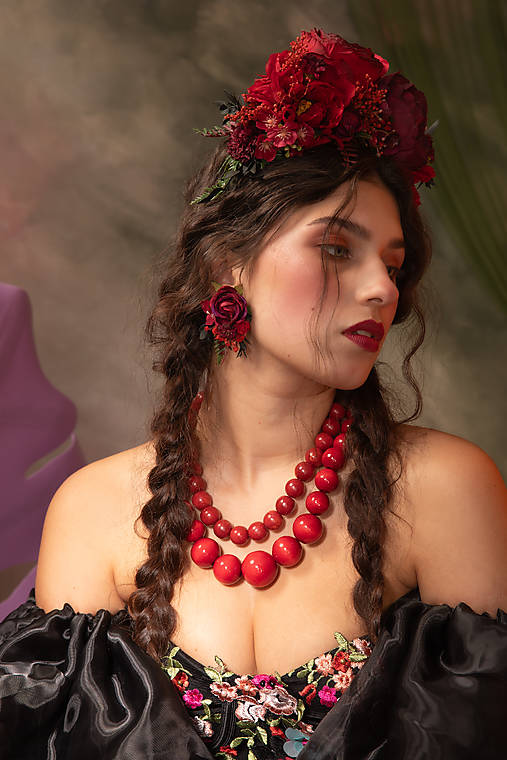 Frida náušnice "život plný vášne"