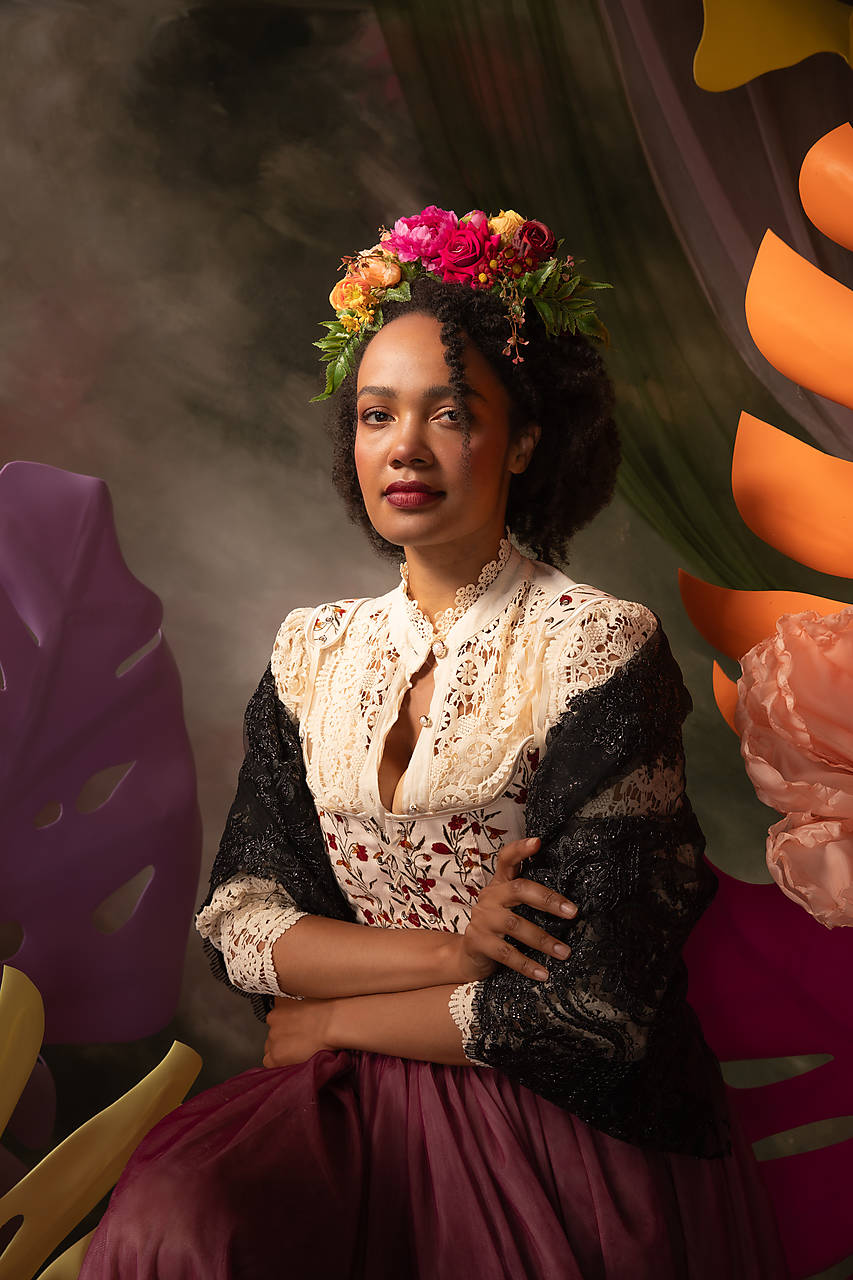 Frida čelenka "letná záhrada" 