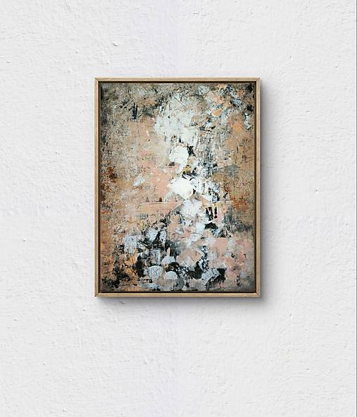 Obrazy - Abstraktný obraz Jemnosť okamihu 30x40 cm - 16715698_