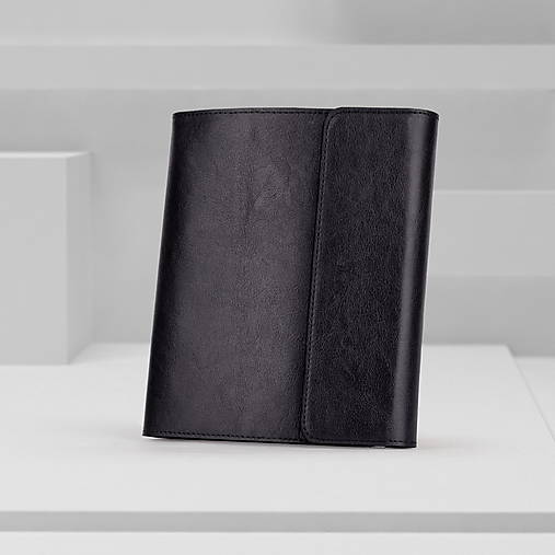 Papiernictvo - Kožený zápisník / karisblok ZMEJSS - A5 (Čierna) - 16718135_