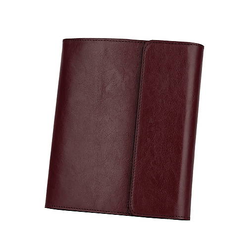 Papiernictvo - Kožený zápisník / karisblok ZMEJSS - A5 (Bordová) - 16718145_