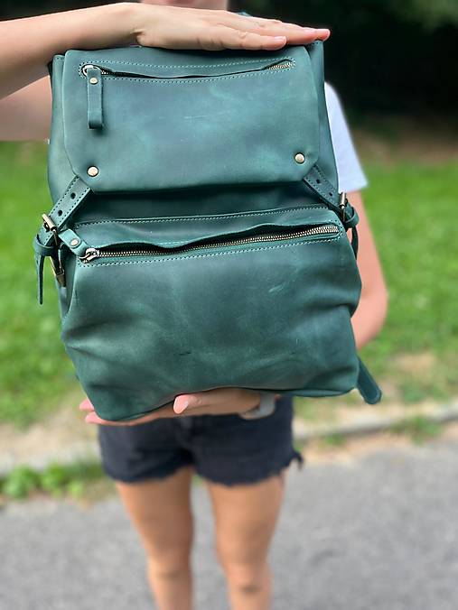 Batohy - Batoh Traveller (zelený) - 16720094_