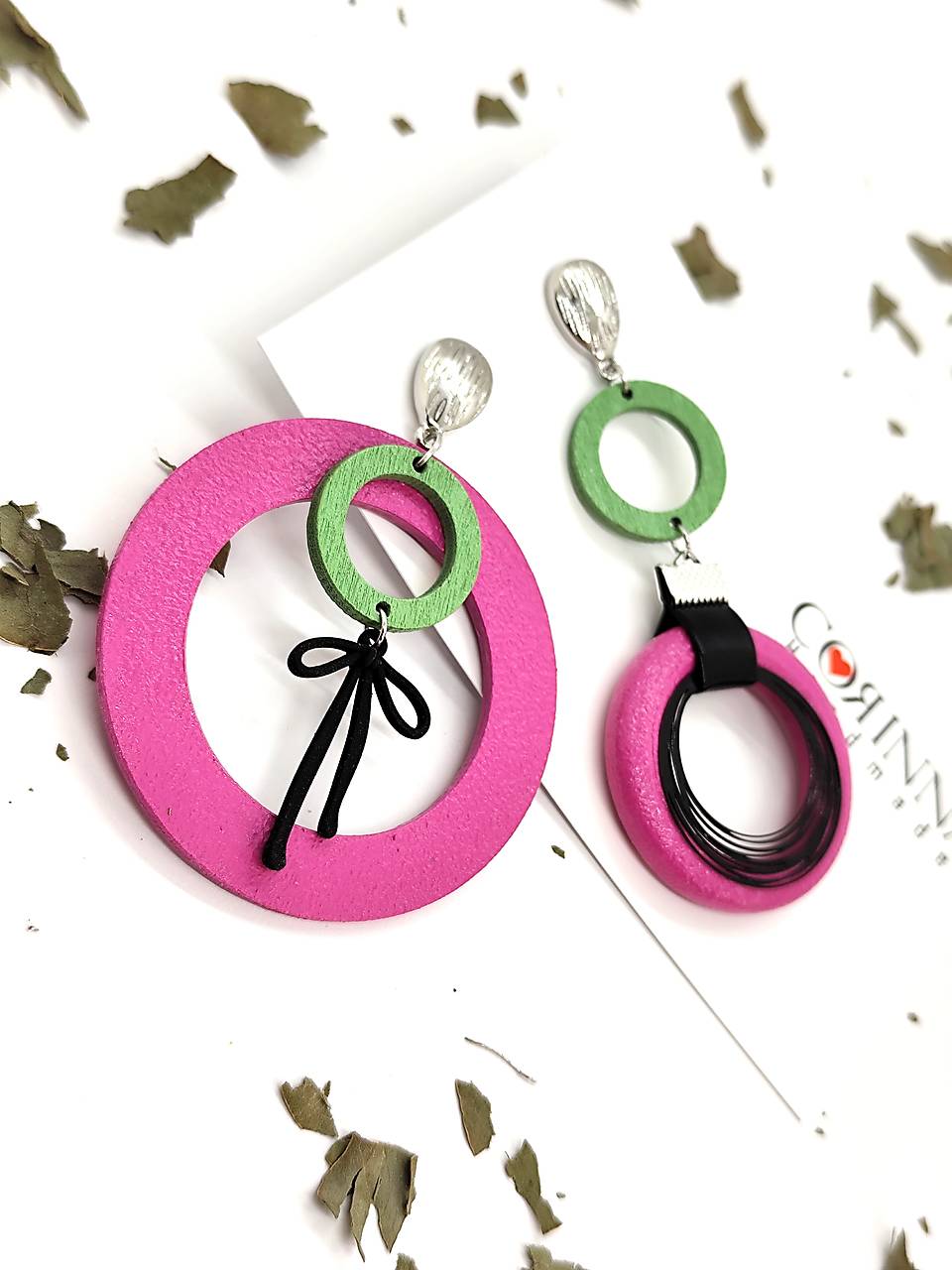 Asymetrické náušnice "Nicole" 