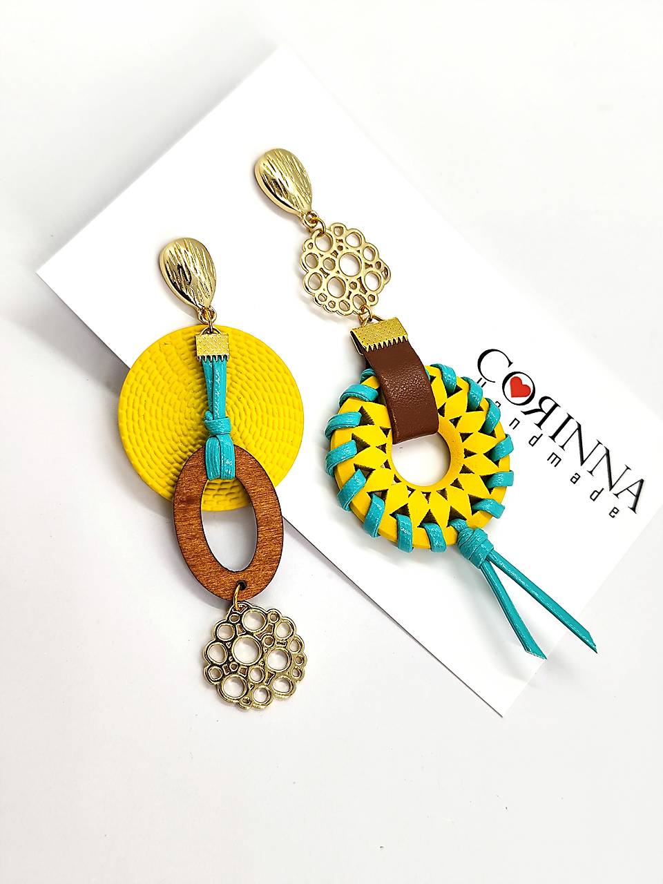 Asymetrické náušnice "Solange" 