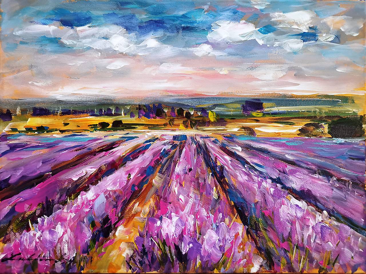 Krajina s levanduľou