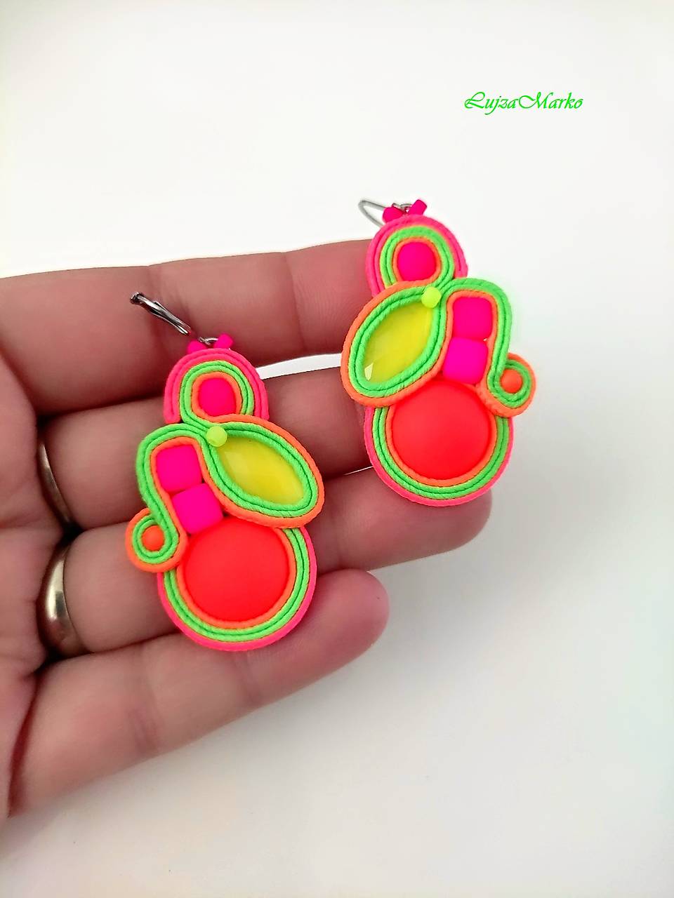 Fanny soutache náušnice
