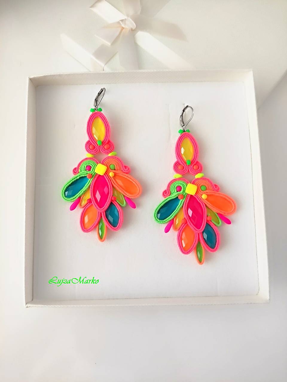Vega soutache náušnice