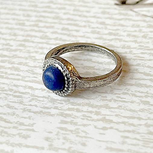 Lapis Lazuli Vintage Ring / Prsteň s lapisom lazuli E034