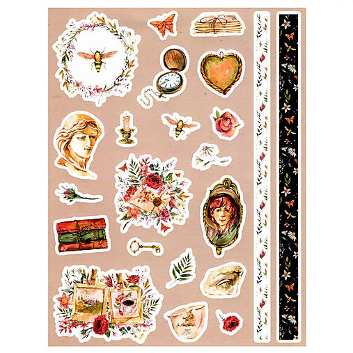 Papier - Samolepky na dekorovanie - 16725777_