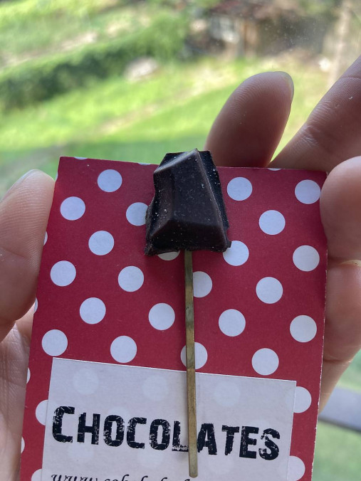 Ozdoby do vlasov - čoko-sponka Kúsok - 16726435_