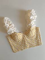 Topy, tričká, tielka - Korzetový top | prírodný materiál | 2 unikátne kusy - 16727870_