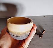 Nádoby - Keramická šálka na espresso šedá - 16727342_