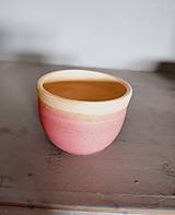 Nádoby - Keramická šálka na espresso ružová - 16727357_
