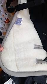 Detský textil - VLNIENKA podložka do kočíka GESSLEIN FX4 SOFT 100% Merino Top Super wash Natural Zvieratká na smotanovej - 16728814_