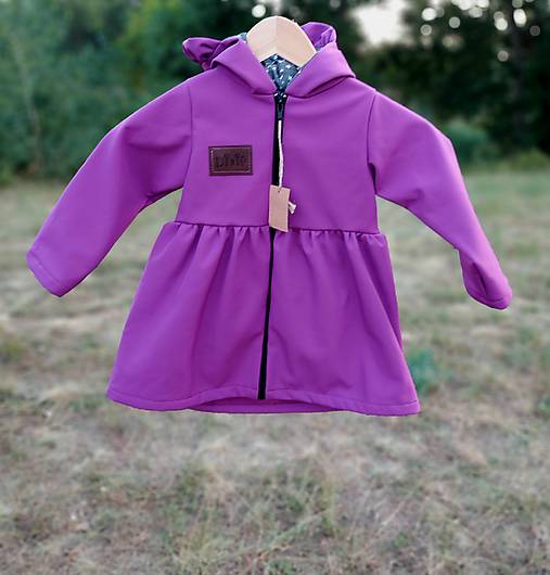 Kabátik fialový