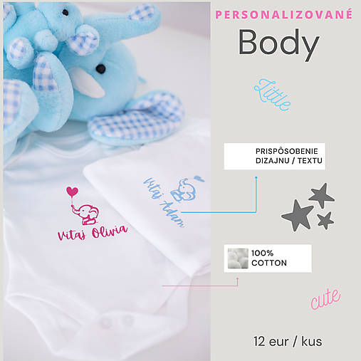 Personalizovné Body pre deti