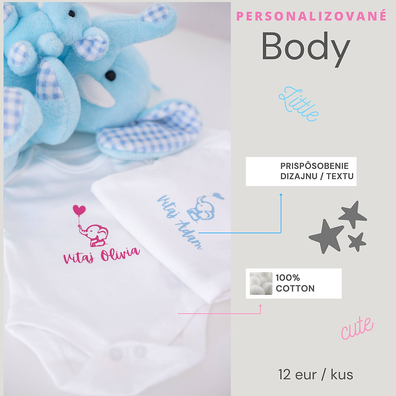 Personalizovné Body pre deti