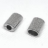 Komponenty - Kovová koncovka na šnúru Ø4 mm-1ks - 16732649_