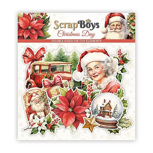 Papier - Srapboys papierové výrezy Christmas Day - 16733918_