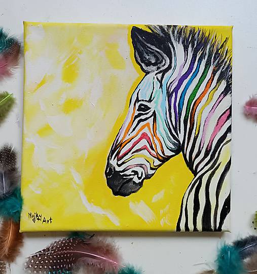 Obrazy - Zebra - 16734151_