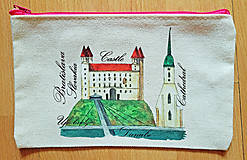 Taštičky - Vrecko na kozmetiku, peračník  (Béžová Bratislava) - 16734215_