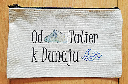 Taštičky - Vrecko na kozmetiku, peračník  (Béžová Od Tatier k Dunaju) - 16734222_