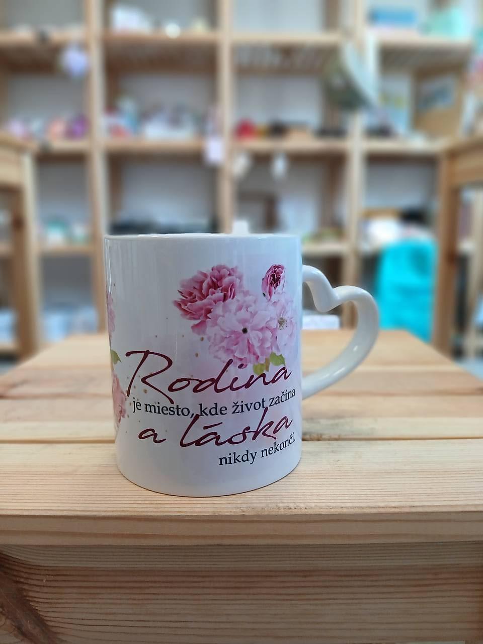 Hrnček Rodina je miesto