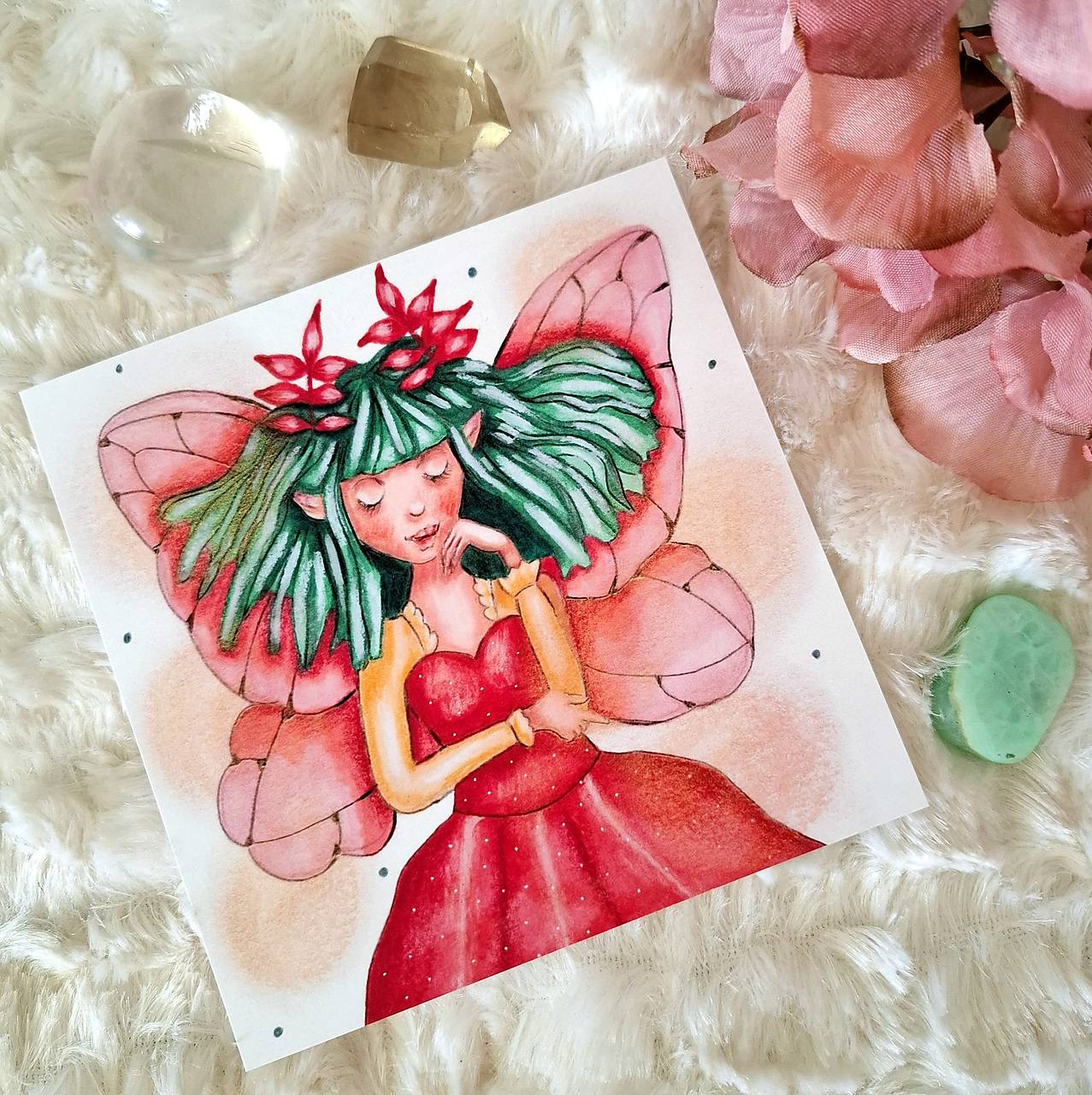 Jahodová víla/print