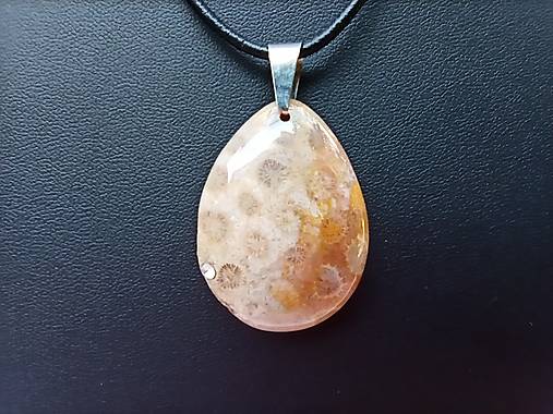 Náhrdelníky - Náhrdelník - Fossil Coral - 16743642_