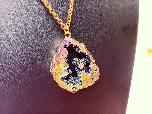 Náhrdelníky - Náhrdelník - Druzy Titanum - 16743650_