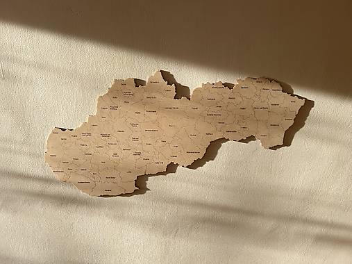 Obrazy - Mapa Slovenska - 16742163_
