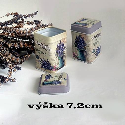 Obalový materiál - Kovová mini krabička -výška 7,2cm - 1ks - 16745898_