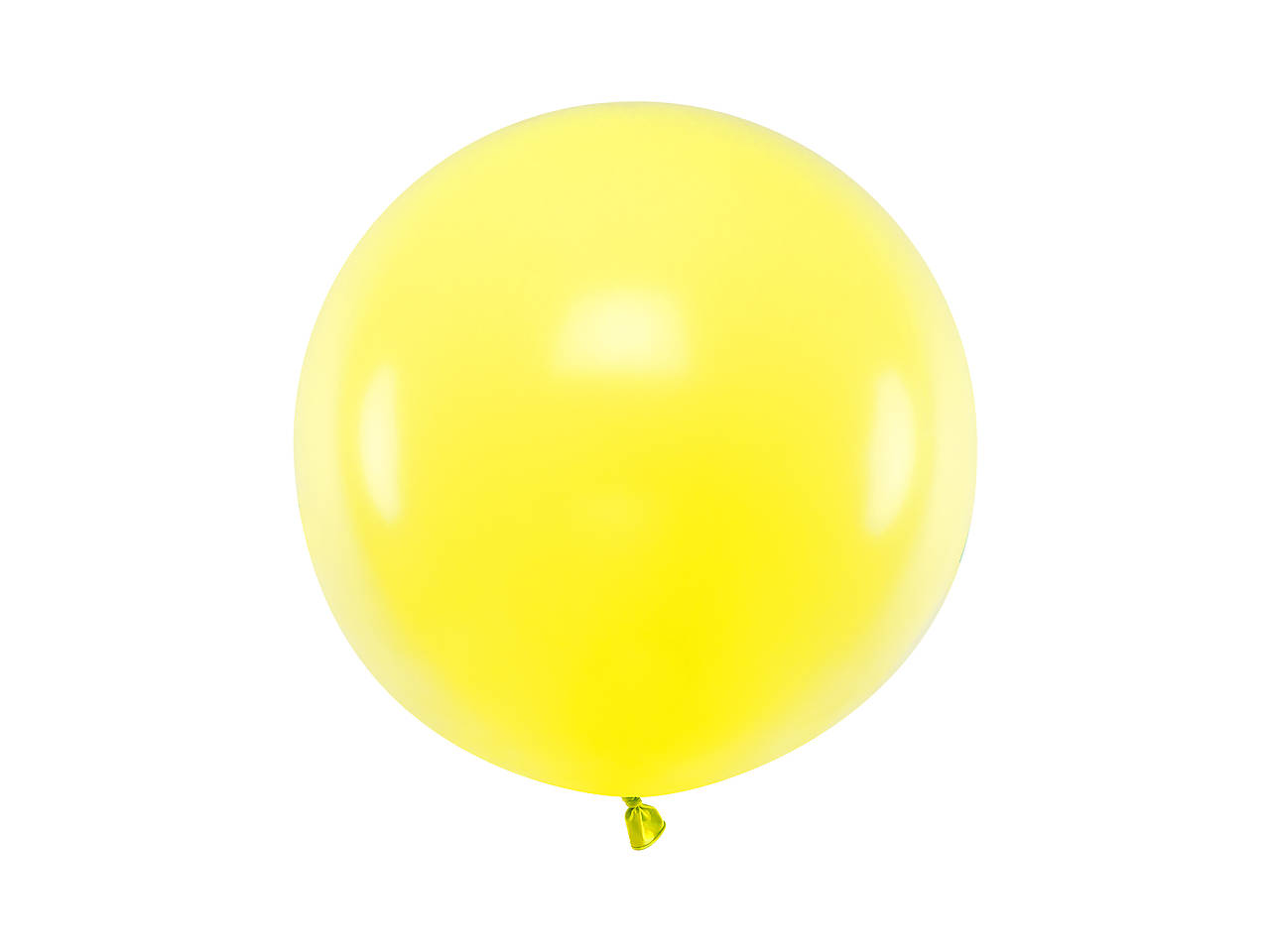Latexový balón veľký (Žltý nenafúkaný)