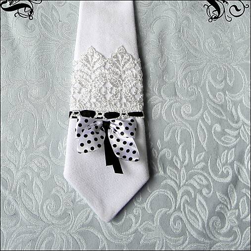 Pánske doplnky - Gotická dámska kravata - 16746638_