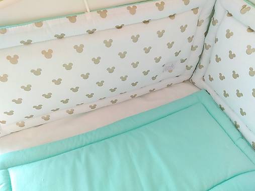 Plochý mantinel polovičný (Zlaté myšky/jednofarebná mentolková)