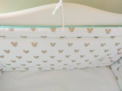 Plochý mantinel polovičný (Zlaté myšky/jednofarebná mentolková)